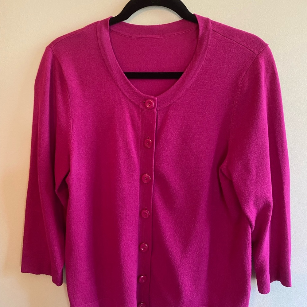 Magenta cardigan
